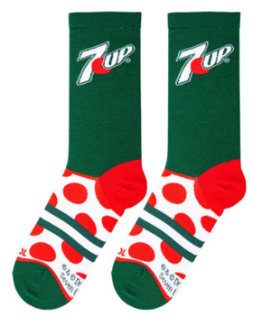 7-UP SODA Men’s Socks COOL SOCKS Brand - Novelty Socks for Less
