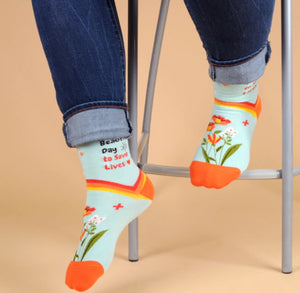 PARQUET BRAND Ladies Medical ‘IT'S A BEAUTIFUL DAY TO SAVE LIVES’ - Novelty Socks for Less