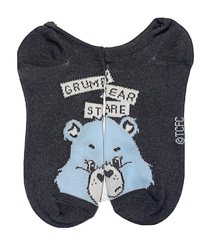 CARE BEARS Ladies 5 Pair No Show Socks ‘GRIN & BEAR IT’ - Novelty Socks for Less
