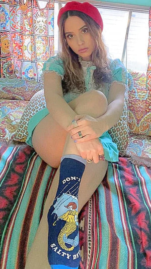 OOOH YEAH Brand Ladies ‘DON’T BE A SALTY BITCH’ Socks - Novelty Socks for Less