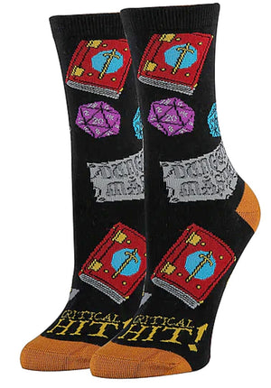OOOH YEAH Brand Ladies DUNGEON MASTER Socks - Novelty Socks for Less