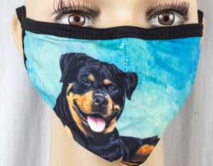 E&S Pets Brand ROTTWEILER Dog Adult Face Mask Cover - Novelty Socks for Less