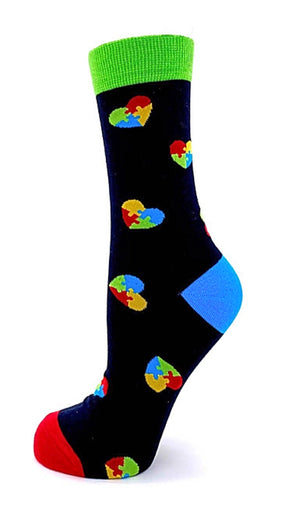 FABDAZ Brand Ladies I LOVE SOMEONE WITH AUTISM Socks - Novelty Socks for Less