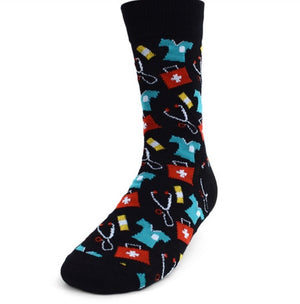 Parquet Brand Men’s DOCTOR/NURSE - Novelty Socks for Less