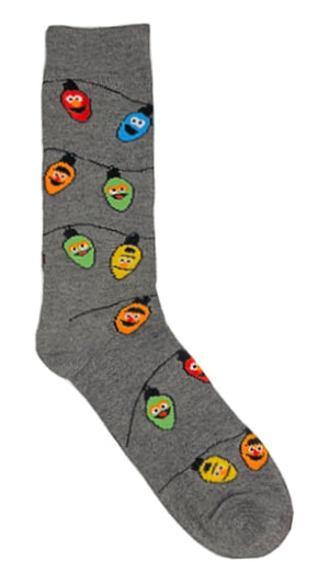 SESAME STREET MEN’S CHRISTMAS SOCKS - Novelty Socks for Less