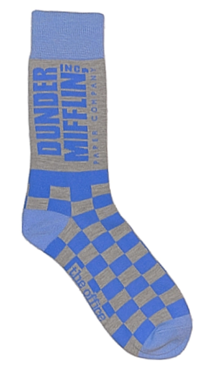THE OFFICE TV SHOW Men’s DUNDER MIFFLIN PAPER COMPANY Socks (CHOOSE PATTERN)