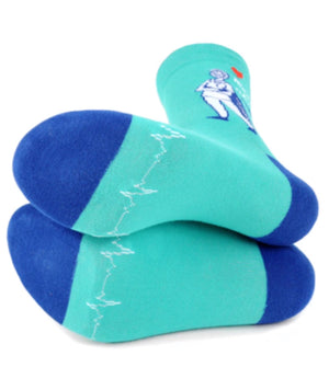 PARQUET Brand Ladies HEALTHCARE/DOCTOR/NURSE Socks ‘MODERN DAY HEROES’ - Novelty Socks for Less