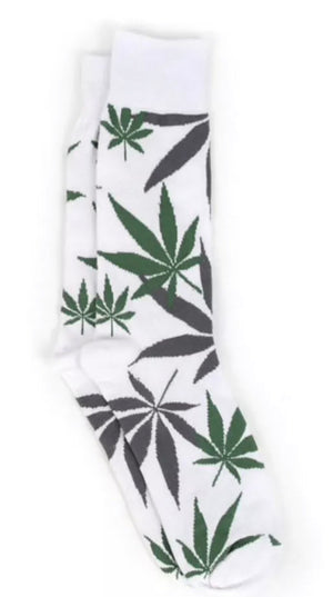 Parquet Brand Men’s Socks Weed/Pot Leaf/Marijuana - Novelty Socks for Less