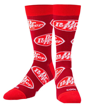 DR. PEPPER Soda Men’s Socks COOL SOCKS Brand - Novelty Socks for Less