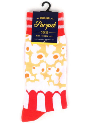 PARQUET BRAND Mens POPCORN Socks - Novelty Socks for Less