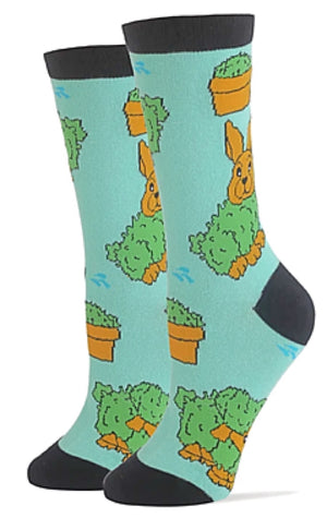 OOOH YEAH Ladies EASTER Socks CHIA BUNNY - Novelty Socks for Less