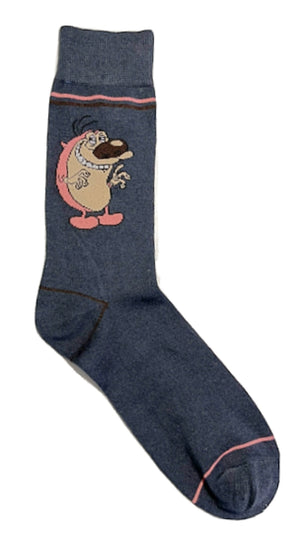 REN & STIMPY Men’s Socks - Novelty Socks for Less