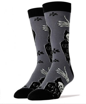 OOOH YEAH Brand Men’s GRIM REAPER Socks - Novelty Socks for Less