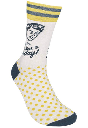 FUNATIC BRAND ‘SEE YOU NEXT TUESDAY’ - Novelty Socks for Less