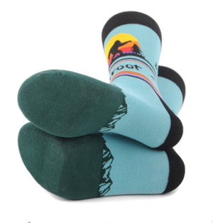 PARQUET BRAND Mens’s BIGFOOT Socks - Novelty Socks for Less