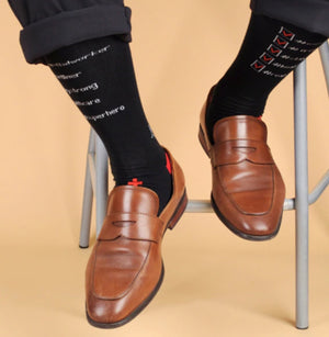 PARQUET Brand Men’s HEALTHCARE/MEDICAL Socks #REALSUPERHERO Socks - Novelty Socks for Less