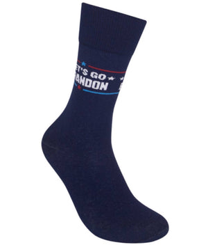 FUNATIC Brand Unisex ‘LET’S GO BRANDON’ Socks - Novelty Socks for Less