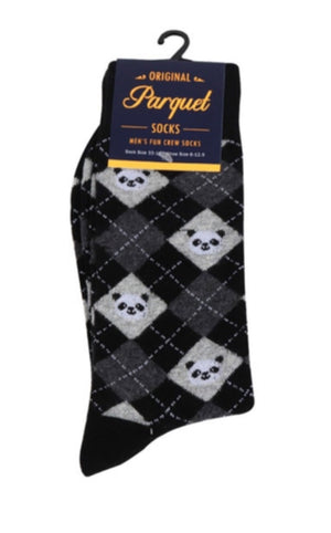 PARQUET BRAND Mens GIANT PANDA Socks - Novelty Socks for Less