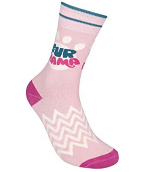 FUNATIC BRAND ‘FUR MAMA’ Socks - Novelty Socks for Less