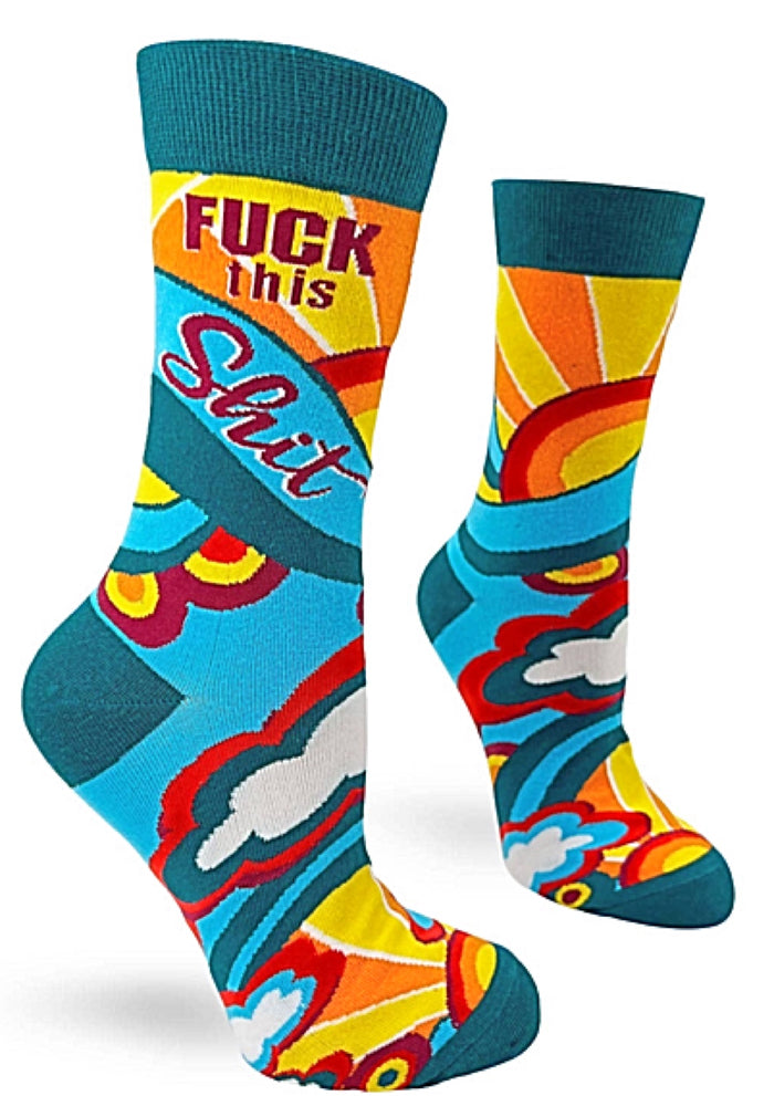 FABDAZ Brand Ladies FUCK THIS SHIT Socks