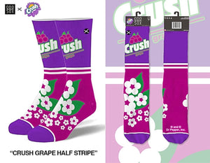 ODD SOX Brand Men’s GRAPE CRUSH SODA Socks - Novelty Socks for Less