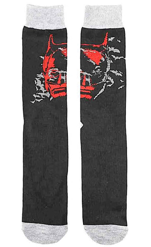 DC COMICS THE BATMAN Men’s 5 Pair Of Socks Gift Set BIOWORLD Brand - Novelty Socks for Less