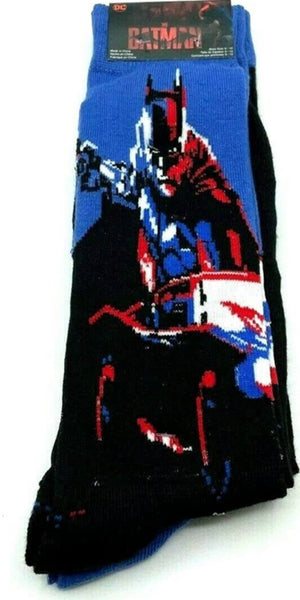 DC COMICS BATMAN Men’s 2 Pair of Socks - Novelty Socks for Less