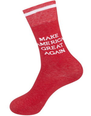 FUNATIC Brand Unisex TRUMP Socks MAKE AMERICA GREAT AGAIN (MAGA) - Novelty Socks for Less