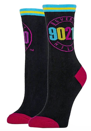 BEVERLY HILLS 90210 TV SHOW Ladies Socks - Novelty Socks for Less