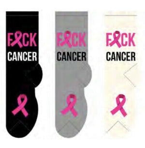 FOOZYS Brand Ladies ‘FUCK CANCER’ Socks - Novelty Socks for Less