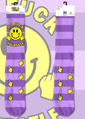 COOL SOCKS Ladies ‘GO FUCK YOURSELF’ Socks - Novelty Socks for Less