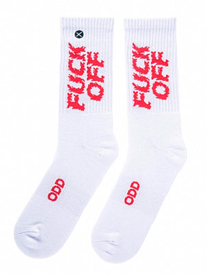 ODD SOX Brand Men’s FUCK OFF Socks - Novelty Socks for Less