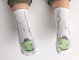 SQUID SOCKS Brand Unisex INFANT/TODDLER 3 Pair Of STAY ON Socks ‘COLTON COLLECTION’ - Novelty Socks for Less