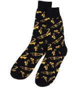 Parquet Brand Men’s BRASS INSTRUMENTS - Novelty Socks for Less