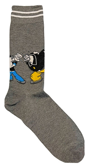 POPEYE THE SAILOR Men’s Socks With BRUTUS - Novelty Socks for Less