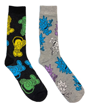 RICK AND MORTY Mens 2 Pair Socks - Novelty Socks for Less