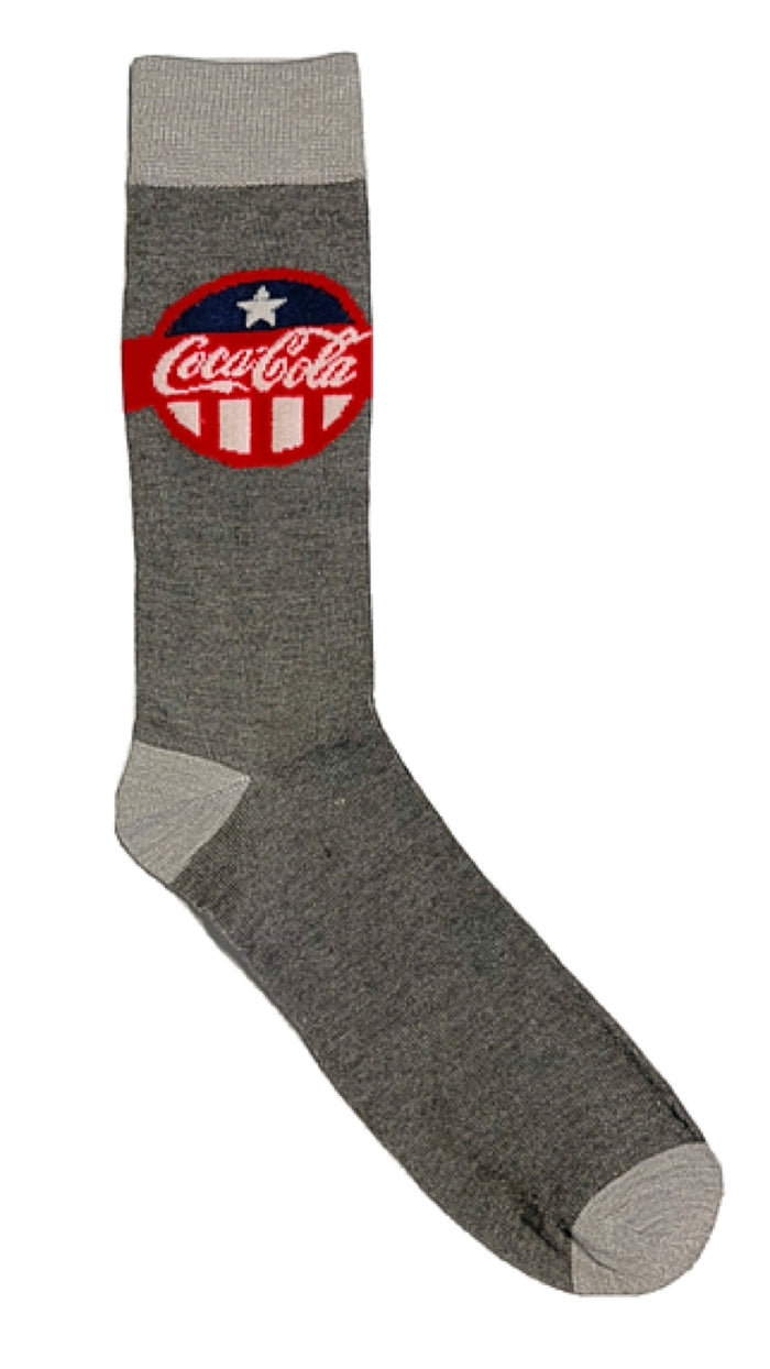 COCA-COLA Soda Men’s PATRIOTIC Socks JULY 4th
