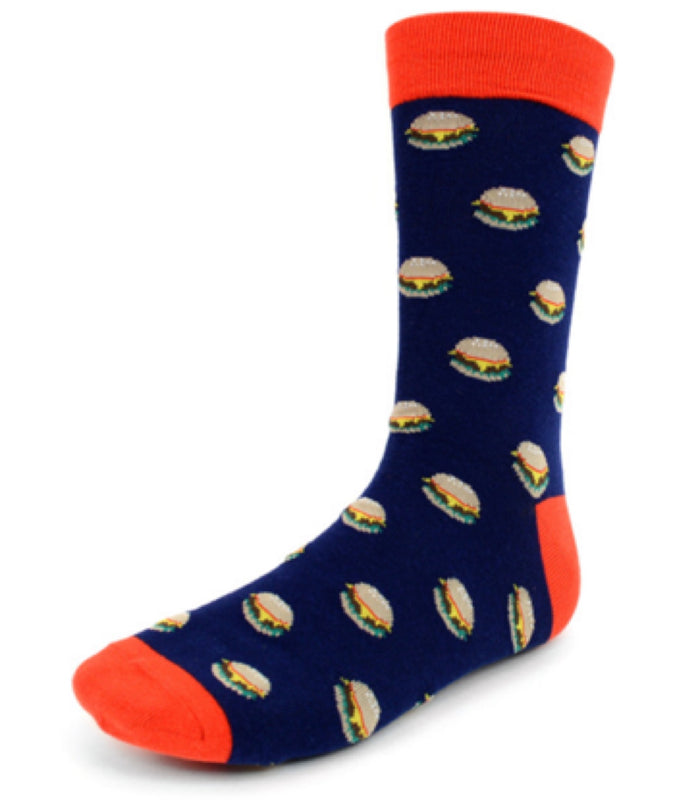 PARQUET Brand Men’s CHEESEBURGERS Socks