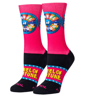 WHEEL OF FORTUNE LADIES SOCKS Cool Socks Brand - Novelty Socks for Less