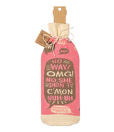 PRIMITIVES BY KATHY ‘LET’S DRINK/TALK SH*T’ BOTTLE SOCK - Novelty Socks for Less
