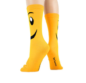 FOOT TRAFFIC Ladies SMILEY FACE Socka - Novelty Socks for Less