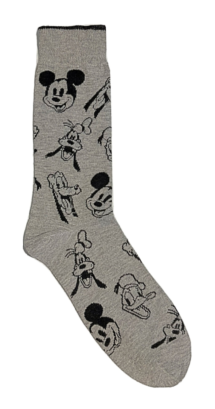 DISNEY Men’s MICKEY MOUSE Socks With GOOFY, DONALD DUCK & PLUTO