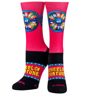 WHEEL OF FORTUNE LADIES SOCKS Cool Socks Brand - Novelty Socks for Less