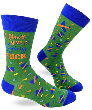 FABDAZ BRAND MEN’S I DON’T GIVE A FLYING FUCK SOCKS - Novelty Socks for Less