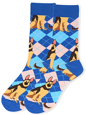 PARQUET BRAND Ladies GERMAN SHEPHERD Dog - Novelty Socks for Less