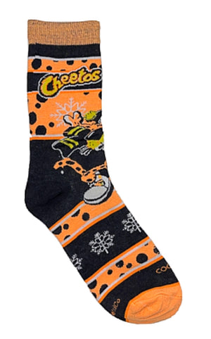 CHEETOS CHIPS MEN’S CHRISTMAS SOCKS COOL SOCKS BRAND - Novelty Socks for Less