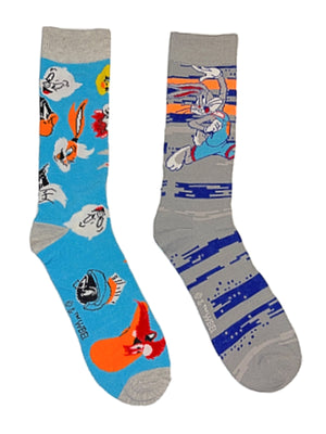 LOONEY TUNES SPACE JAM Men’s 2 Pair Of Socks A NEW LEGACY - Novelty Socks for Less