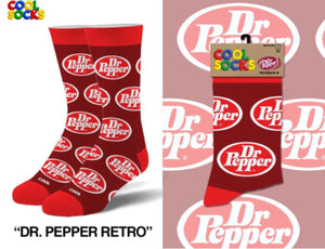 DR. PEPPER Soda Men’s Socks COOL SOCKS Brand - Novelty Socks for Less