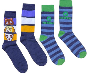 ANIMAL CROSSING Men’s 2 Pair Of Socks - Novelty Socks for Less
