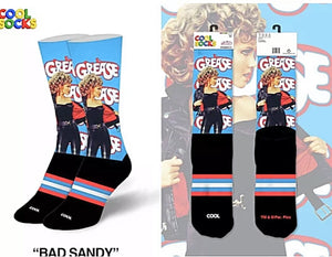 GREASE THE MOVIE Ladies Socks ‘BAD SANDY’ COOL SOCKS Brand - Novelty Socks for Less